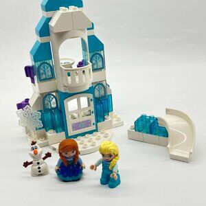 Lego Duplo Disney Frozen Elsa Ice Castle Anna Olaf Near Complete 10899 VGUC
